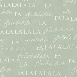 Falalala in Brushed Mint Green
