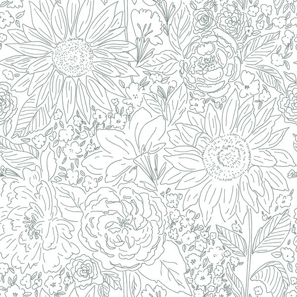 Paperie in Shamrock Green on White
