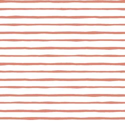 Artisan Stripe in Desert Rose on White