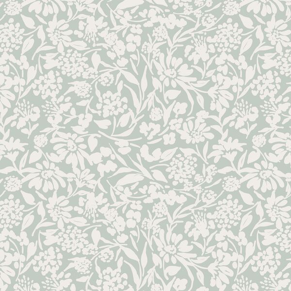 Silhouette Floral in Sage