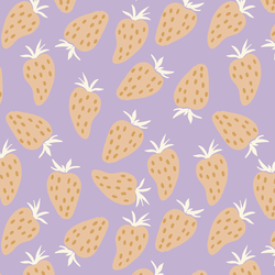 Large Strawberries in Lilac