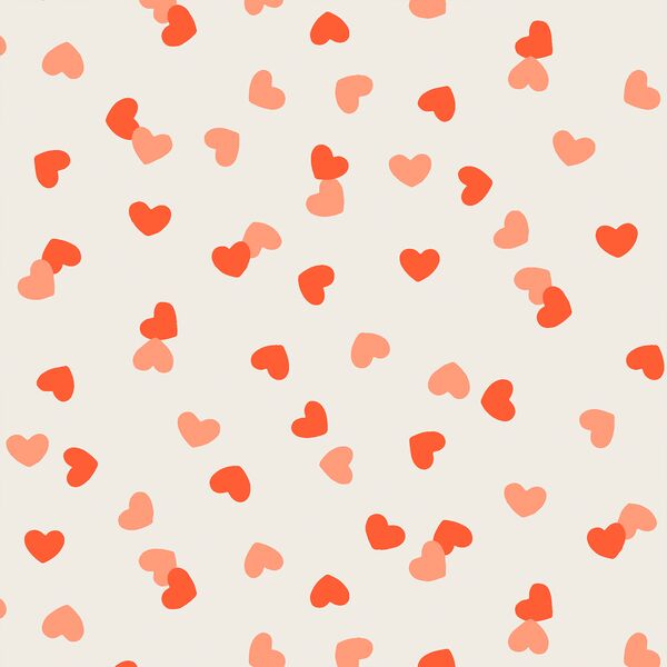 Confetti Hearts in Vanilla