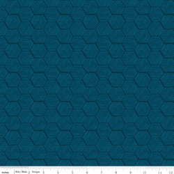 Hexagon Texture in Midnight