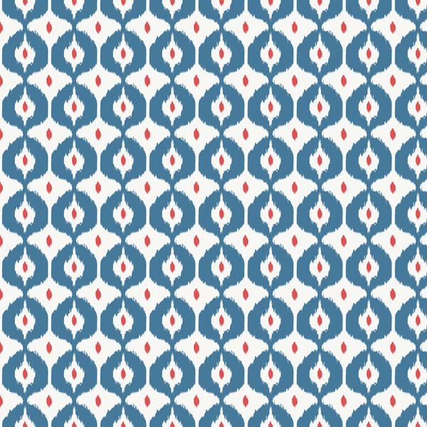Bazaar in Red Blue