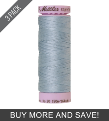 Winter Sky (9105-1525) - Silk Finish Cotton 50wt - 164 Yards (3 Pack)