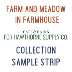 Farm and Meadow in Farmhouse Sample Strip