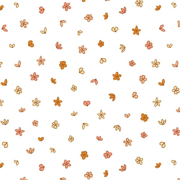Scattered Blooms in Golden Hour