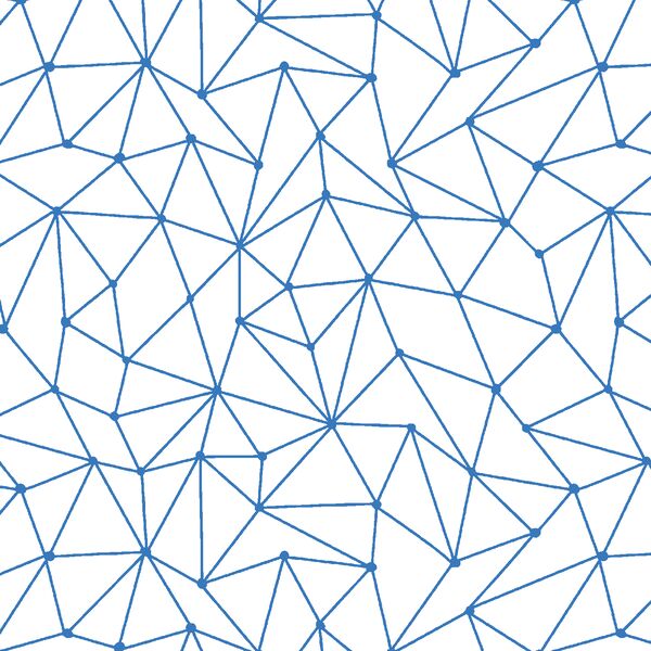 Astral Nights in Cerulean on White