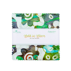 Expressions Batiks 5" Square Pack in Bold In Bloom