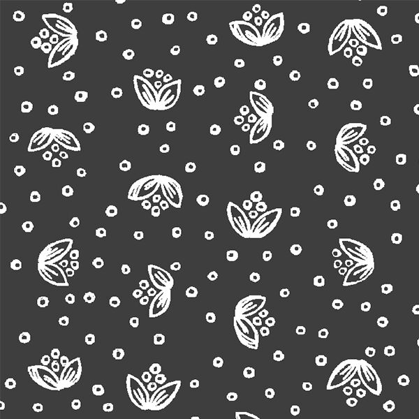 Scatter Floral in Onyx