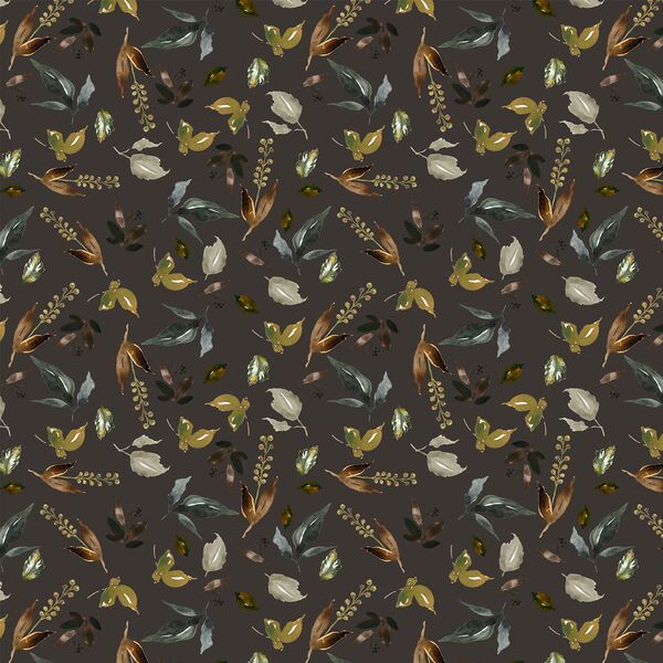 Little Woodland Foliage in Brown