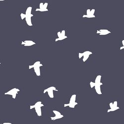 Flock Silhouette in Ink