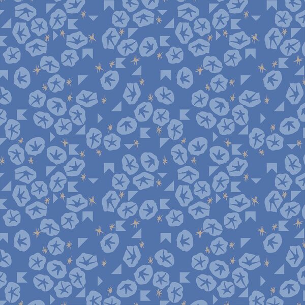 Morning Glories in Lapis