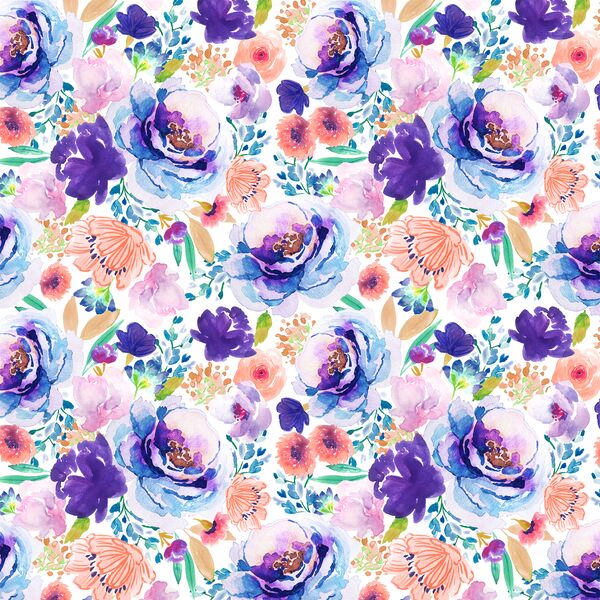 Small Enchanted Bloom in Ultra Violet