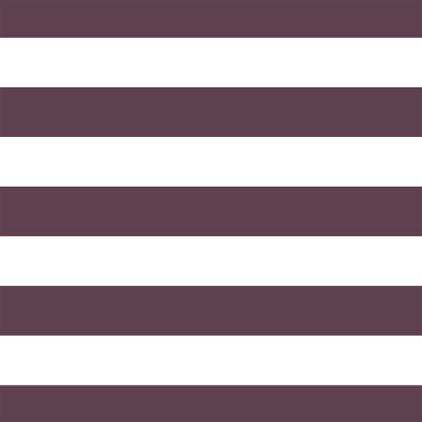 Horizontal Play Stripe in Raisin
