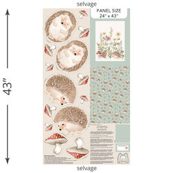Stuffy Bag Panel in Wedgewood Multi