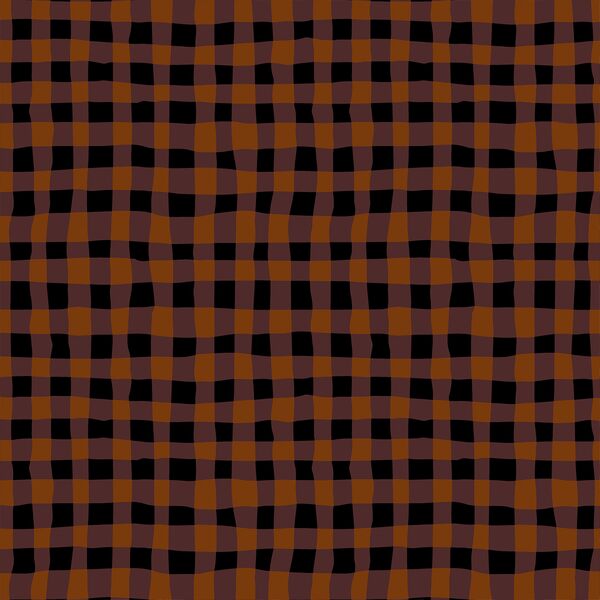 Organic Gingham in Autumn Night