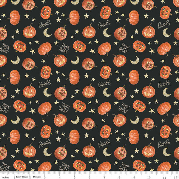 Pumpkins in Black