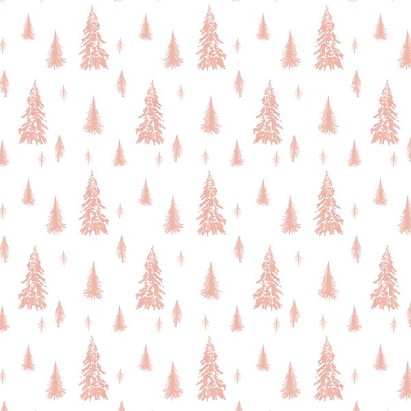 Snowy Pines in Peony