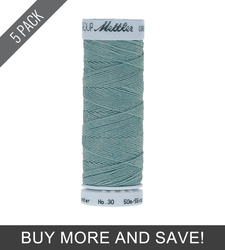 Aqua (9146-0408) - Cordonnet 30wt Polyester - 55 Yards (5 Pack)