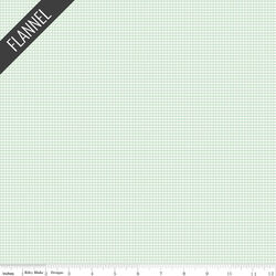 Micro Gingham Flannel in Sweet Mint