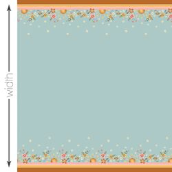 Mr Golden Sun Double Border in Seafoam