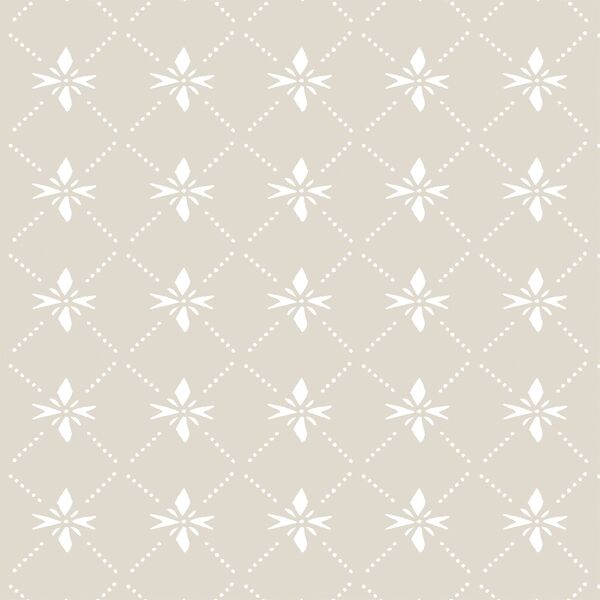 Quilted Snowflake in Almond Sugar