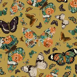 Autumn Butterfly in Gold Glow