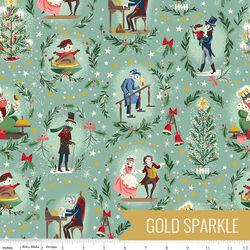 Keep Christmas Well in Pistachio Sparkle