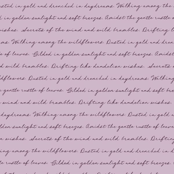Vintage Script in Lilac