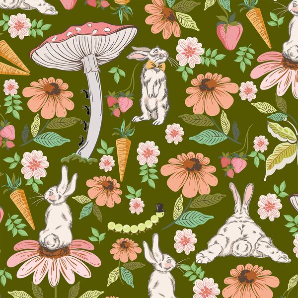 Bunny Garden in Olive