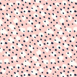 Large Serpentine Dot in Crystal Pink