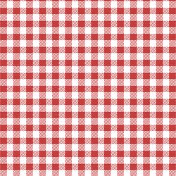 Small Buffalo Plaid in Geranium