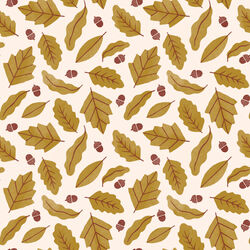 Fallen Leaves in Gold
