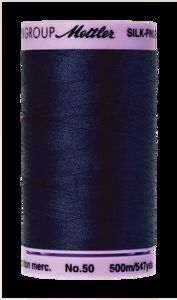 Navy (9104-0825) - Silk Finish Cotton 50wt - 547 Yards