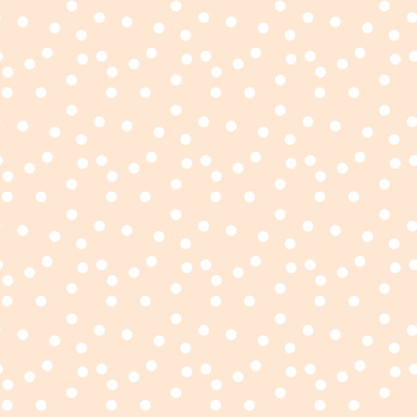 Large Spring Polka Dots in Pink Blush