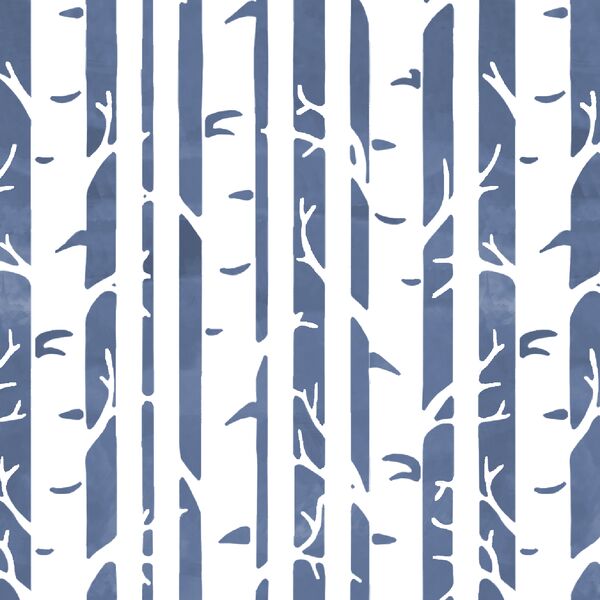Birches in Azurite