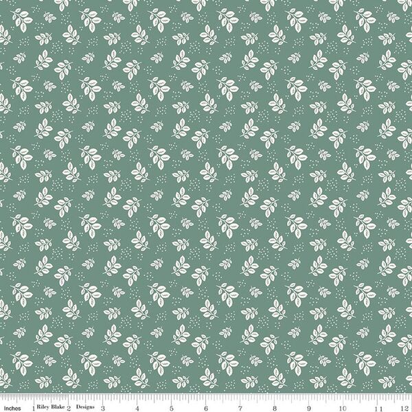 Leaves in Aqua