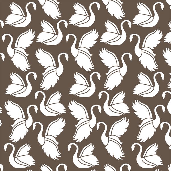 Swan Silhouette in Timber