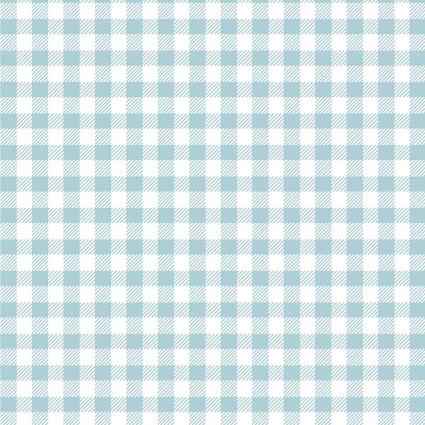Small Buffalo Plaid in Powder Blue