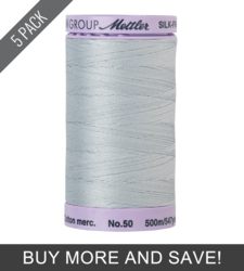 Frost (9104-5236) - Silk Finish Cotton 50wt - 547 Yards (5 Pack)