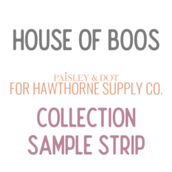 House of Boos Sample Strip