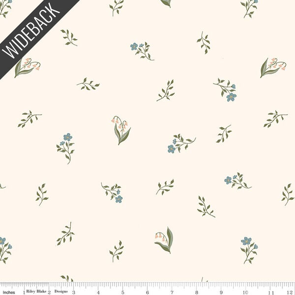 Sprigs Wideback in Cream