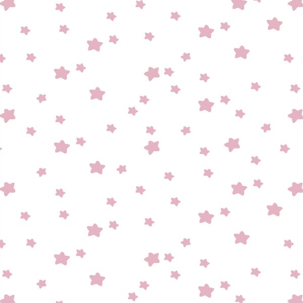 Star Light in Carnation on White