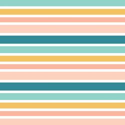 Summer Stripe in Rainbow