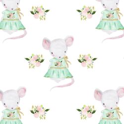 Little Lila the Mouse in Spring