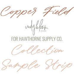 Copper Field Sample Strip