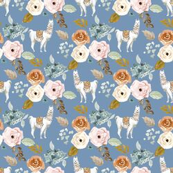 Garden Llama in Balsam Blue