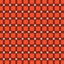 Square Plaid in Primary Red