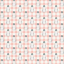 Little Penguin in Pink Plaid